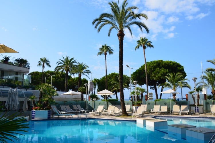 la piscine Hôtel Martinez, Cannes